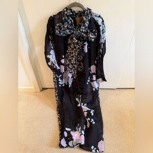 YVONNE S. Black Bow Dress